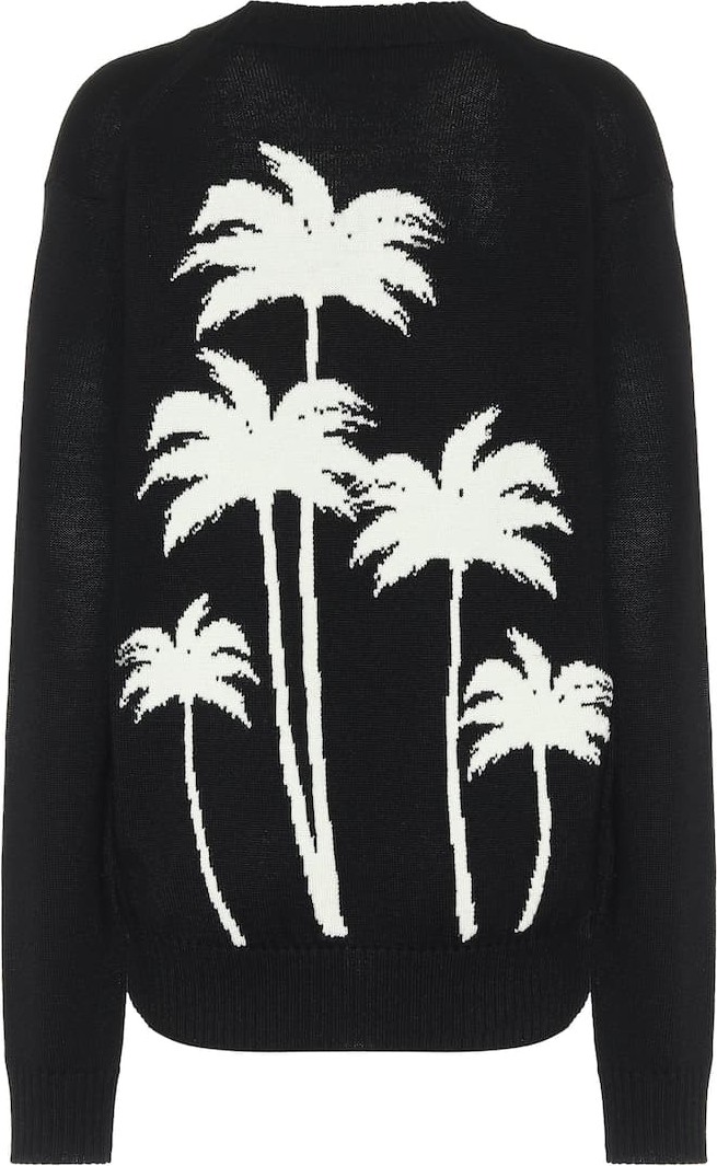 Palm Angels Logo wool sweater