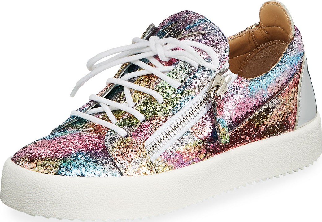 Giuseppe Zanotti Glitter Low-Top Sneakers