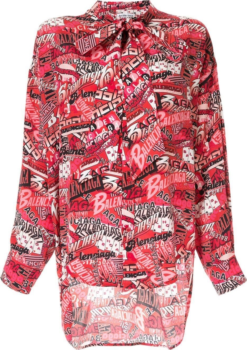 Balenciaga pussybow blouse