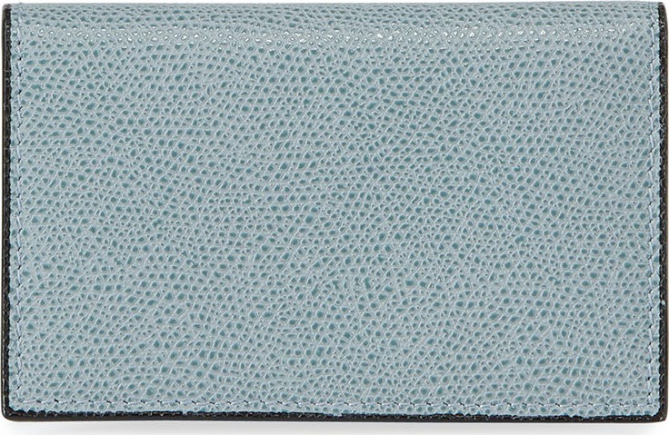 Valextra Saffiano Pebbled Business Card Case