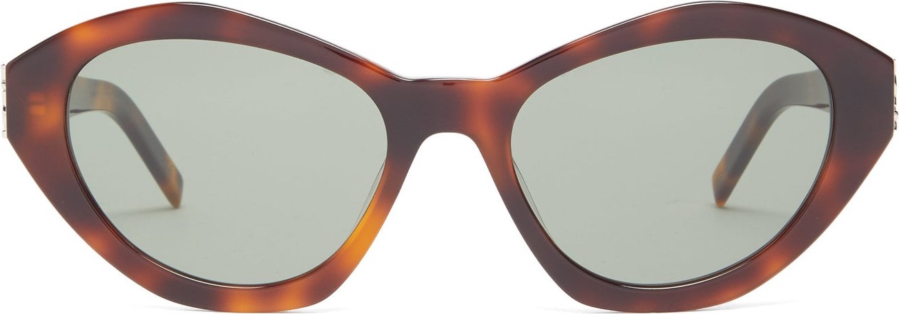 Saint Laurent Cat-eye tortoiseshell-acetate sunglasses