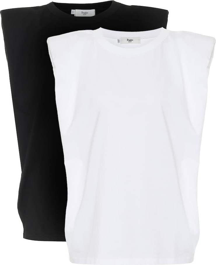 Frankie Shop Eva set of 2 cotton tank tops