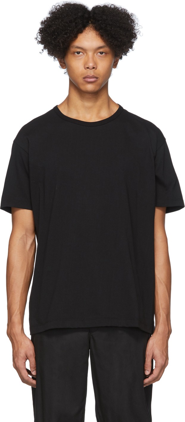 Issey Miyake Men SSENSE Exclusive Black Bio T-Shirt