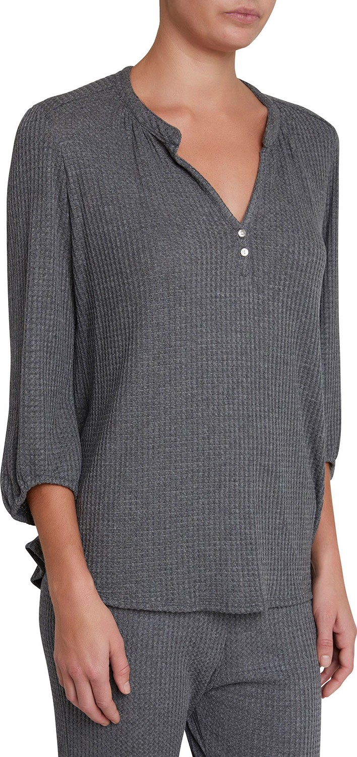 Eberjey Ulla Thermal Peasant Top