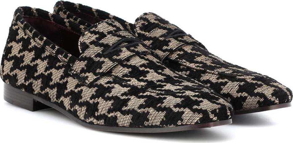 Bougeotte Classic tweed loafers