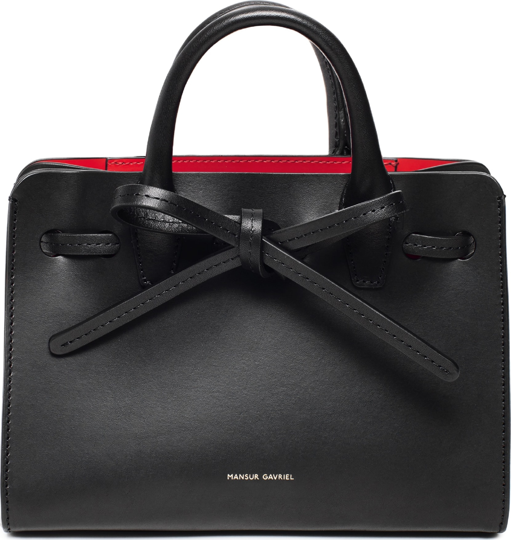 Mansur Gavriel Mini Mini Sun Leather Bag