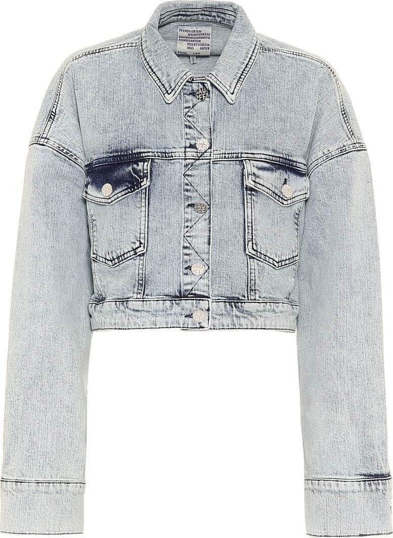 Baum und Pferdgarten Brandy cropped denim jacket