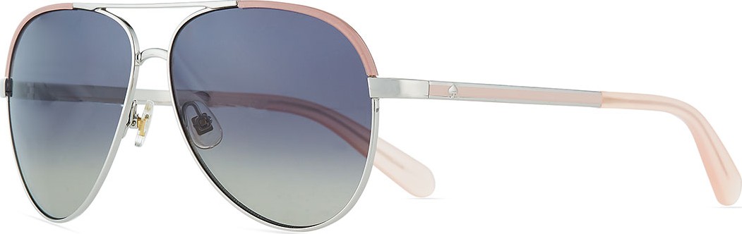 Kate Spade New York amarissa metal gradient aviator sunglasses
