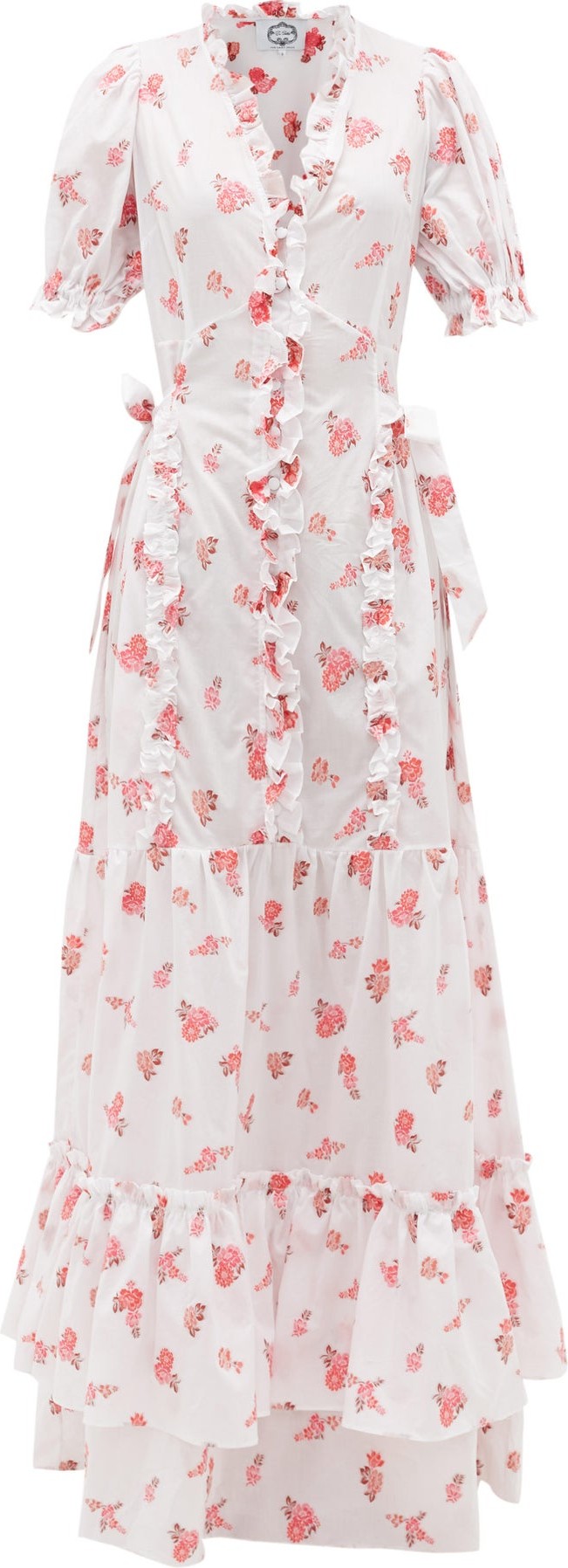 Evi Grintela Mansour ruffled cotton-voile dress