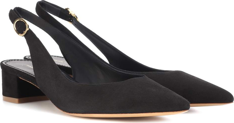 Mansur Gavriel Suede slingback pumps