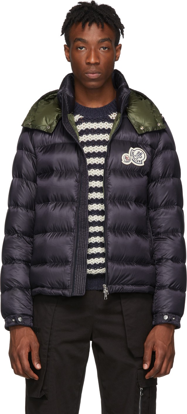 Moncler Navy Down Bramant Jacket