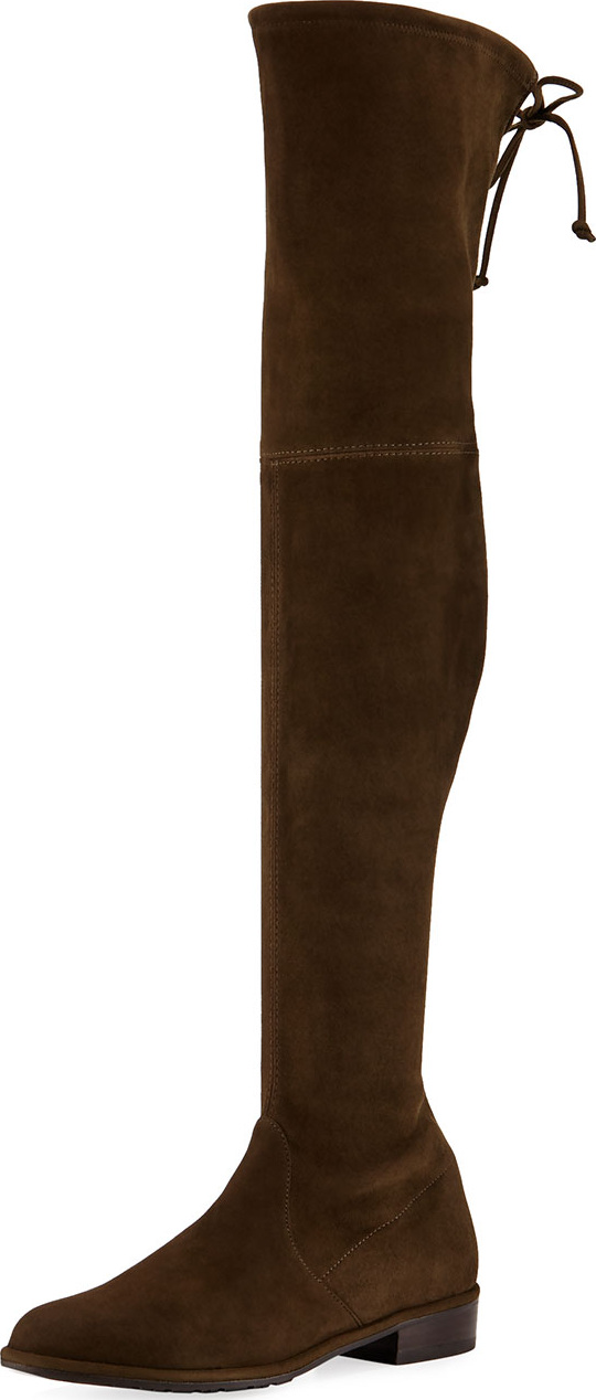 Stuart Weitzman Lowland Suede Over-The-Knee Boot