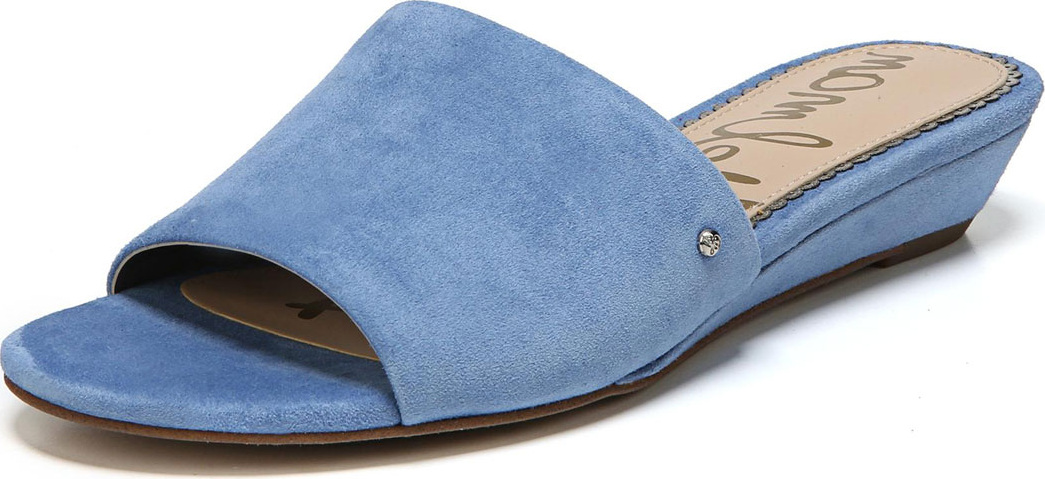 Sam Edelman Liliana Suede Demi-Wedge Slide Sandal