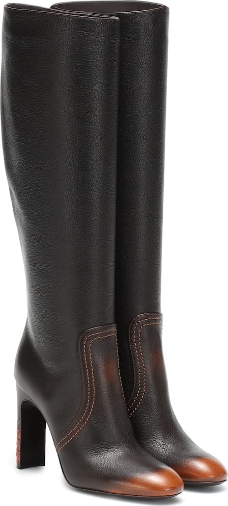 Bottega Veneta Leather knee-high boots