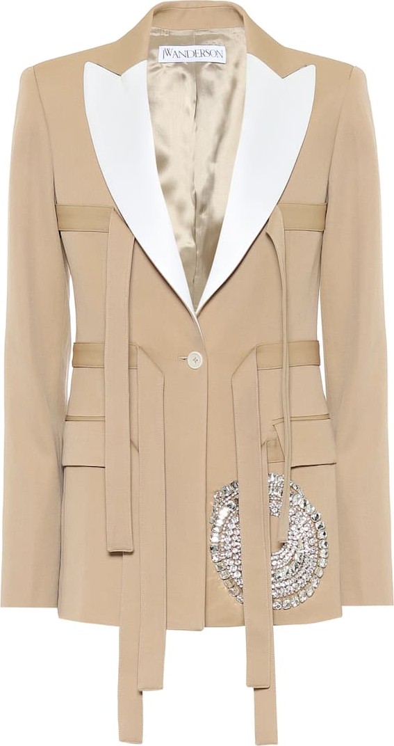 J.W.Anderson Embellished virgin wool jacket