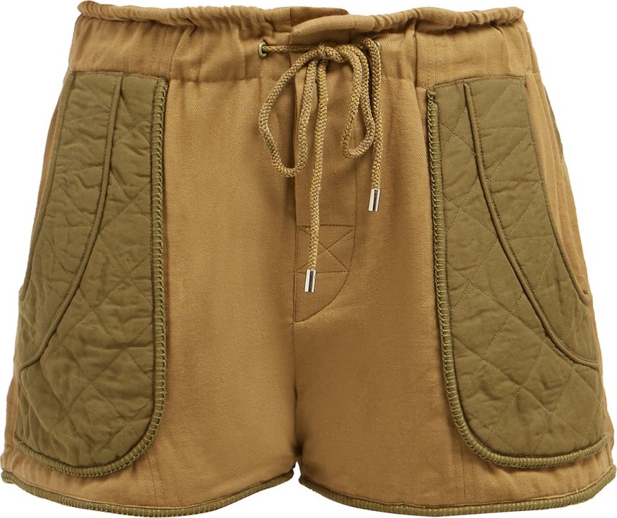 SEA O'Keefe quilted cotton shorts
