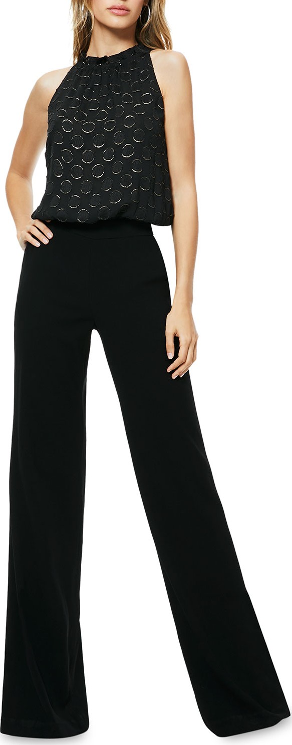 Ramy Brook Leona Dot Applique Blouson Jumpsuit Ramy Brook Leona Dot Applique Blouson Jumpsuit