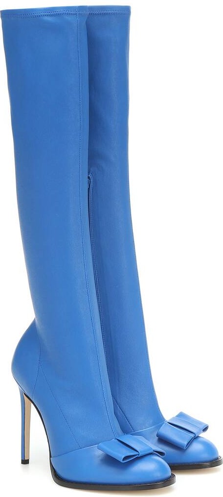 Victoria Beckham Quartz 115 leather knee-high boots