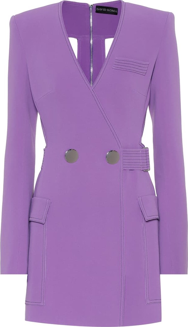 David Koma Cady minidress