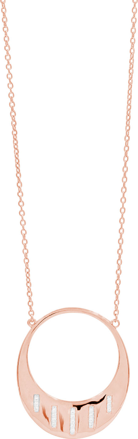 Freida Rothman Radiance Open Cubic Zirconia Pendant Necklace