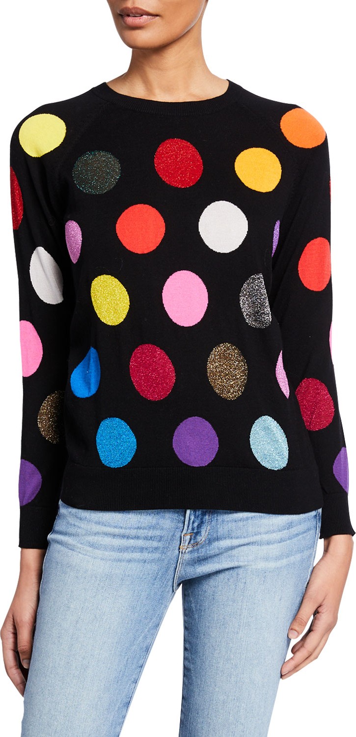 Replica Los Angeles Dot Intarsia Multi Color Sweatshirt
