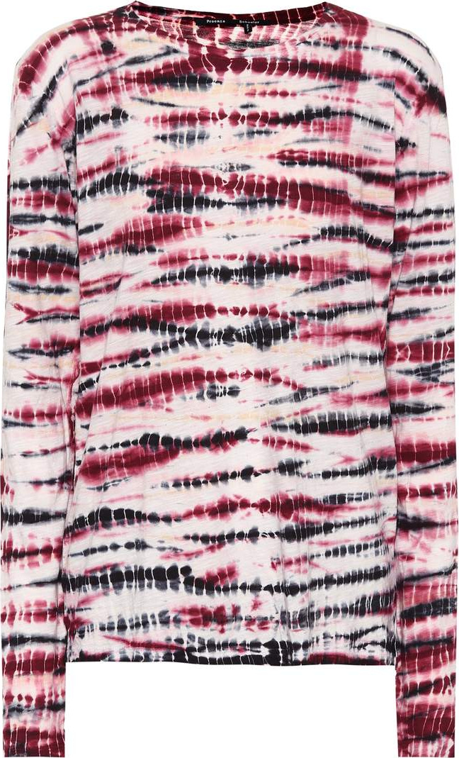 Proenza Schouler Tie-dye cotton top