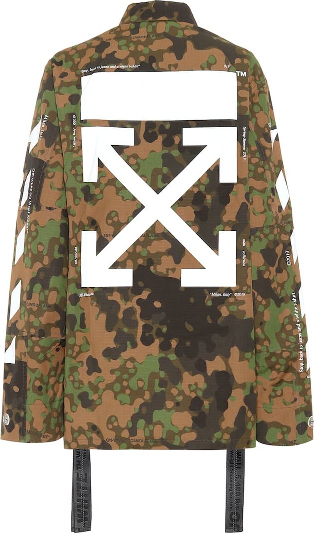 Off White Camouflage cotton jacket