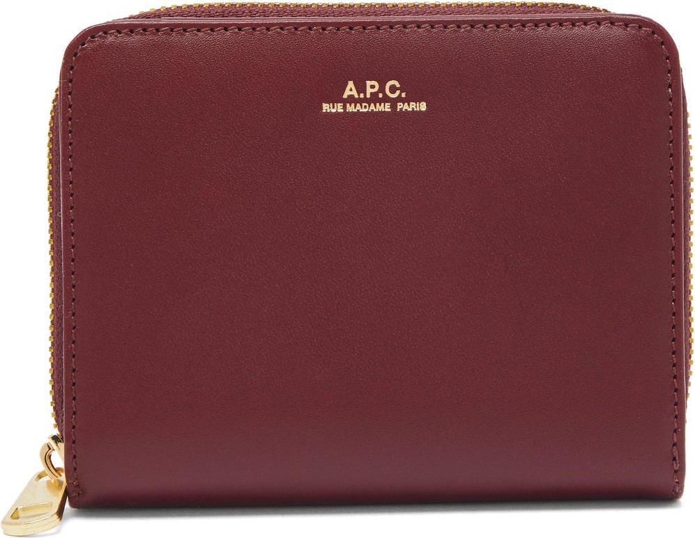 A.P.C. Emmanuelle zip-around leather wallet