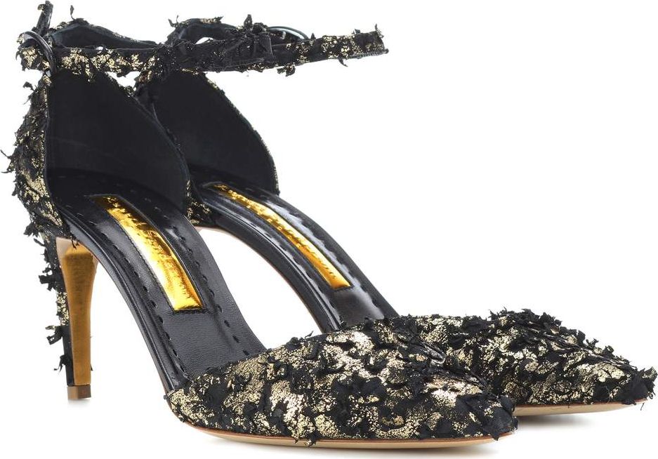 Rupert Sanderson Calleen Venus suede pumps