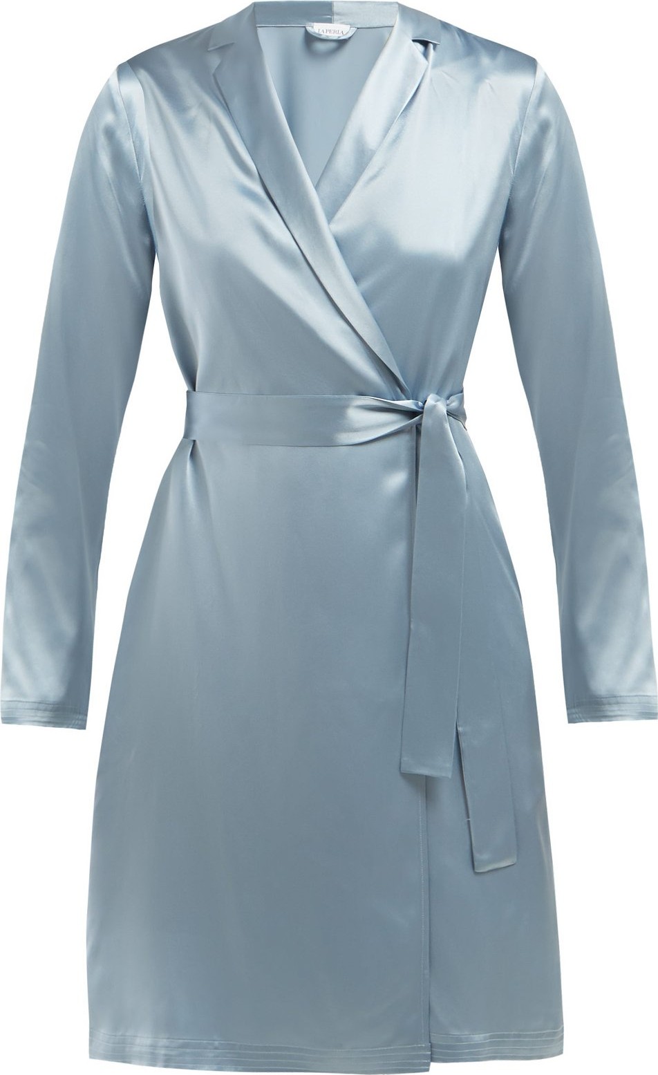 La Perla Tie-waist silk-satin robe