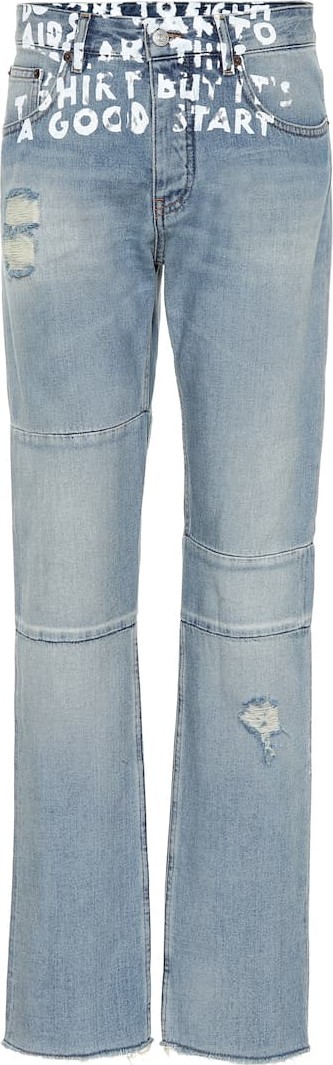 MM6 Maison Margiela Distressed denim jeans