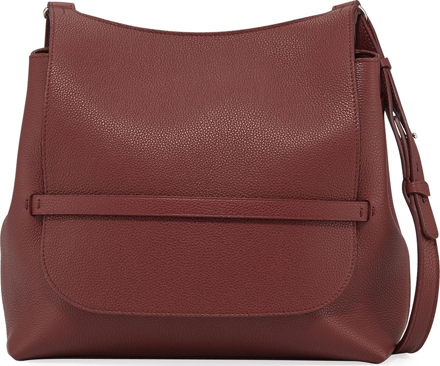 THE ROW Sideby Pebbled Calfskin Crossbody Bag