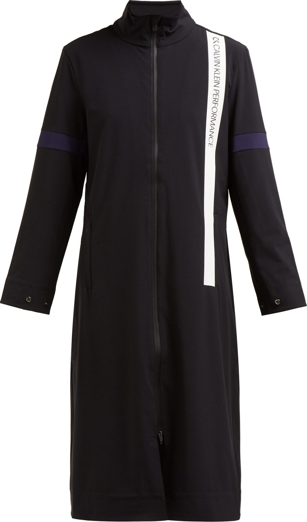 Calvin Klein Performance Zip-through hooded wind jacket