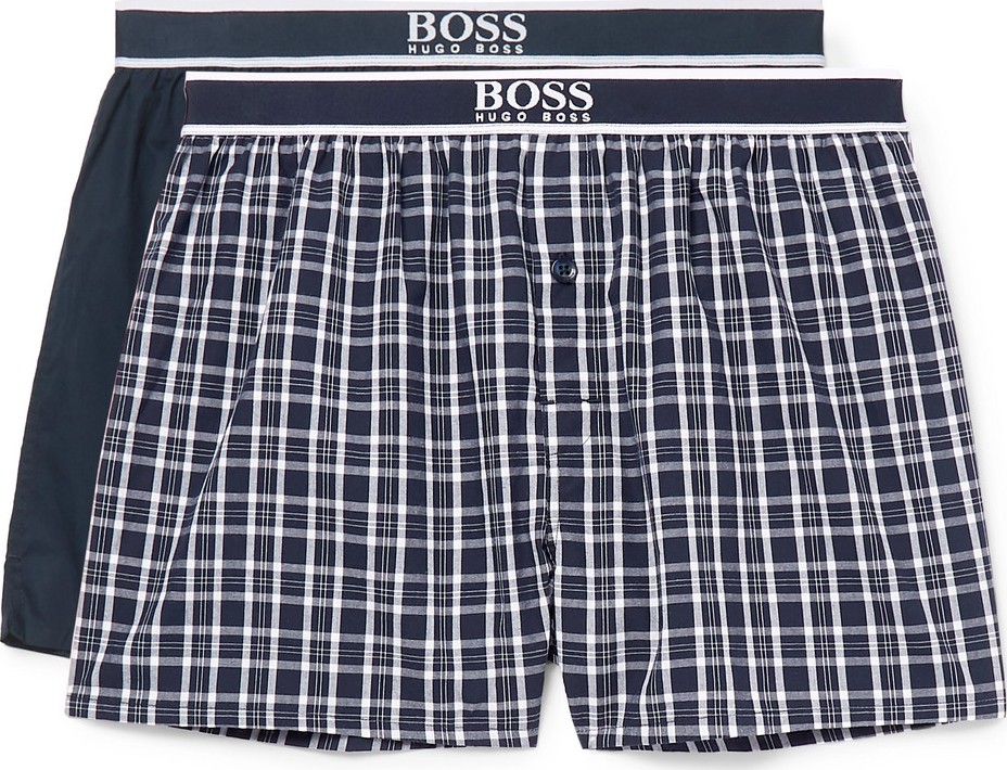 HUGO BOSS Two-Pack Cotton Boxer Shorts