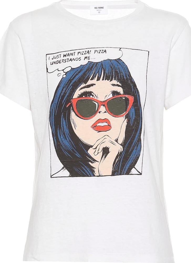 RE/DONE Printed cotton T-shirt