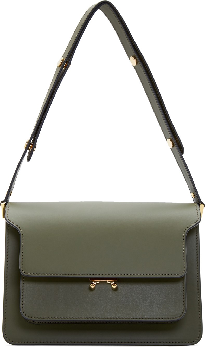 Marni Green Medium Trunk Bag