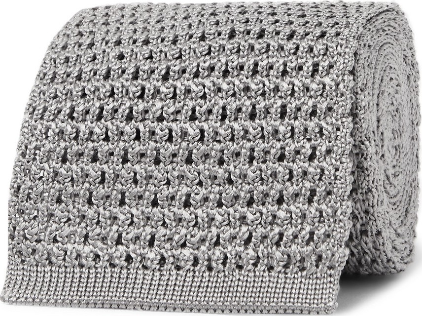 TOM FORD 7.5cm Knitted Silk Tie