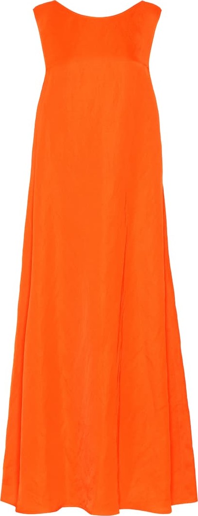 Jil Sander Linen-blend maxi dress