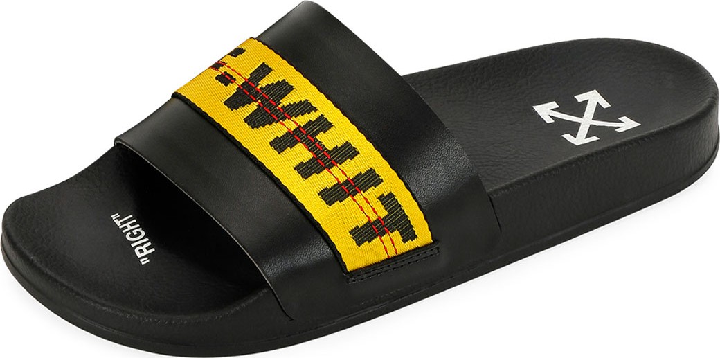 Off White Men's Pool Slide Sandals