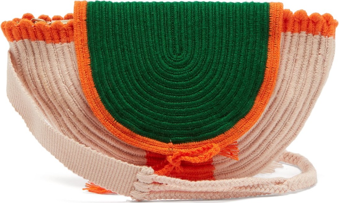 Sophie Anderson Cara crochet-knitted belt bag