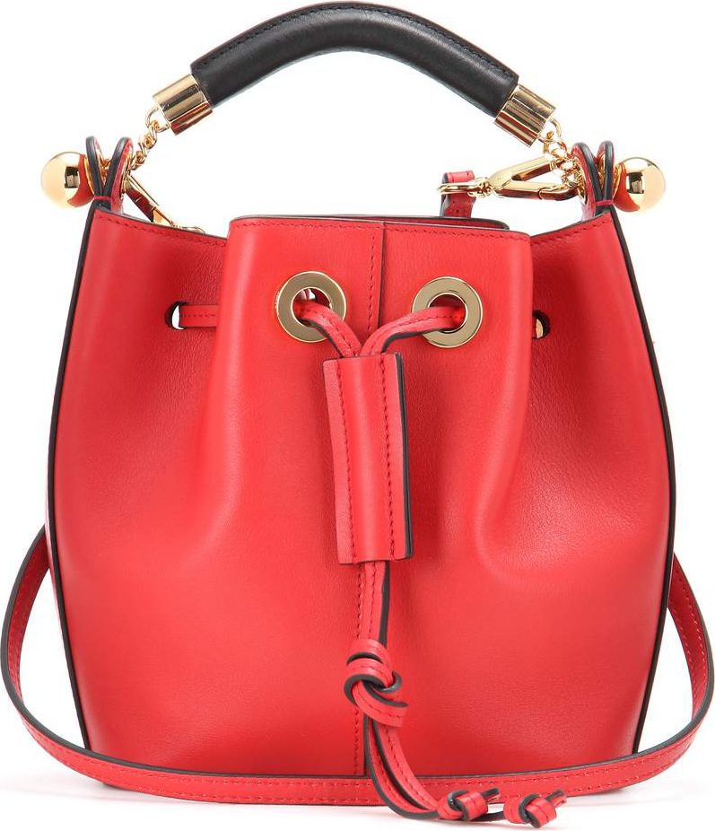 Chloe Gala Small leather bucket bag