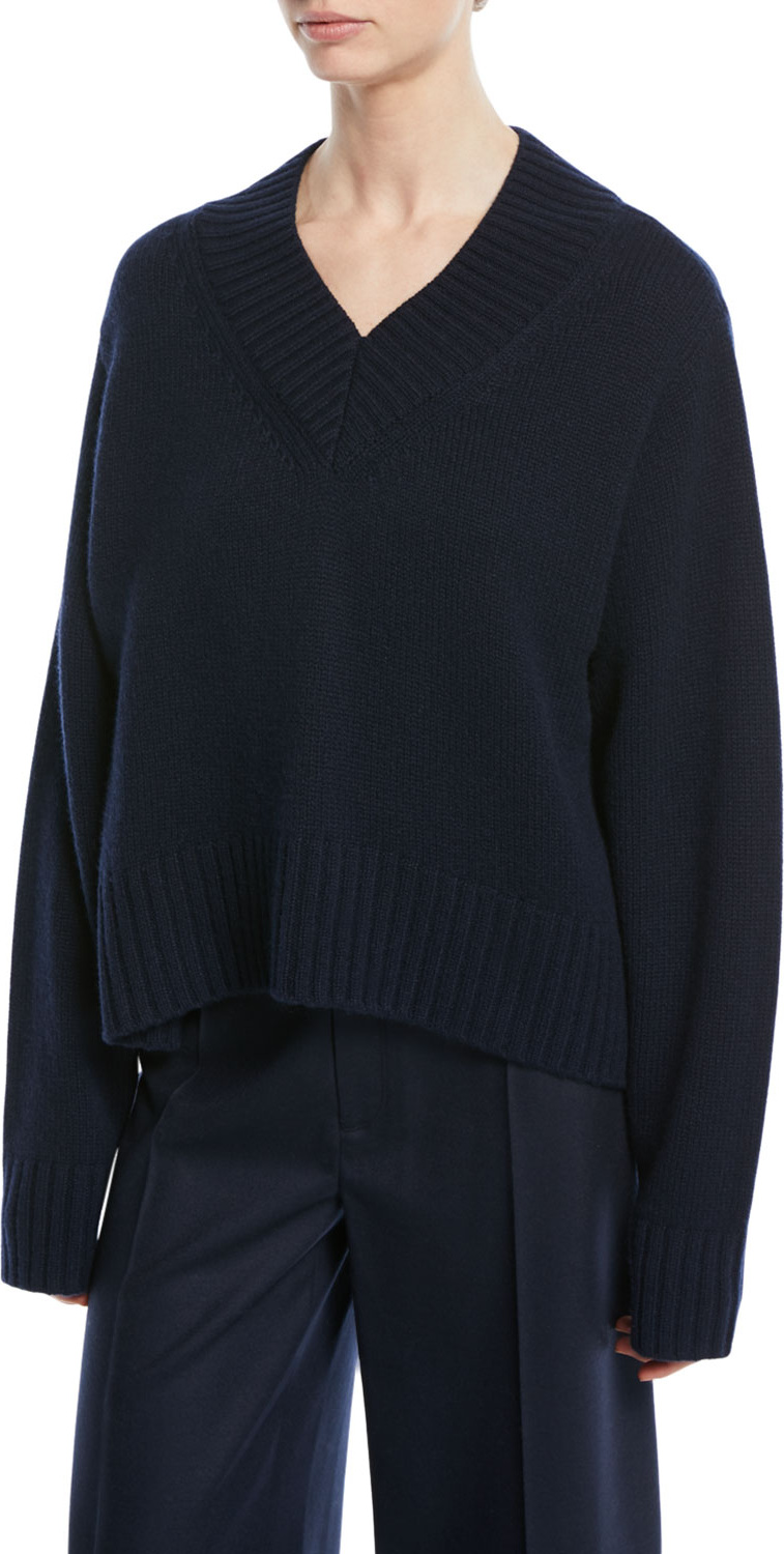 Joseph V-Neck Cashmere Luxe Sweater