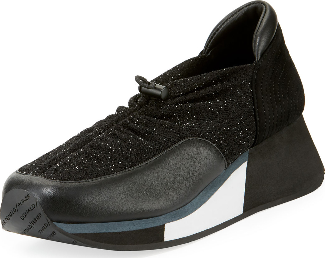 Donald J Pliner Prinze Pull-Tab Mixed Sneakers