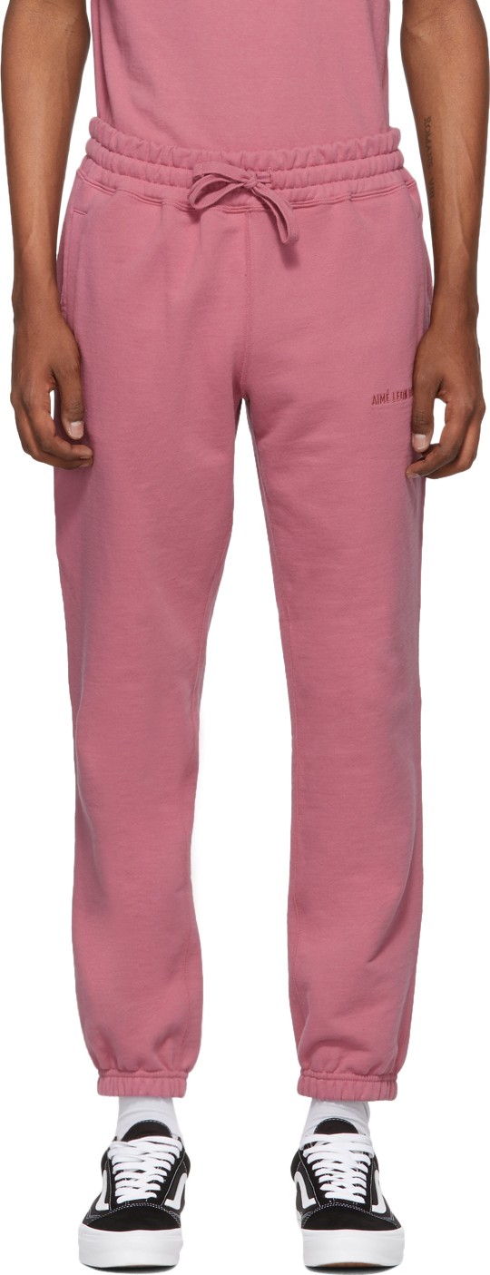 Aimé Leon Dore Pink French Logo Lounge Pants