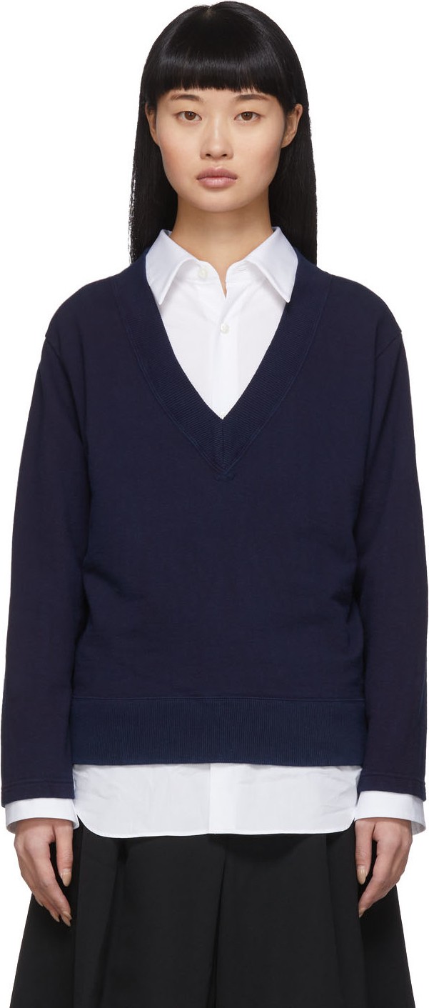 Blue Blue Japan Indigo V-Neck Pullover