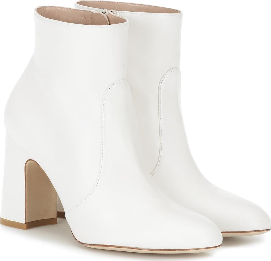 Stuart Weitzman Nell leather ankle boots