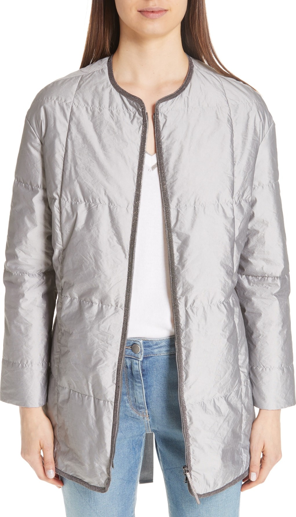 Fabiana Filippi Quilted Tech Fabric Jacket