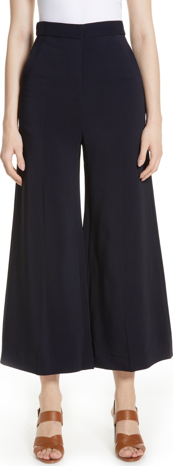 Rosetta Getty High Waist Crop Pants