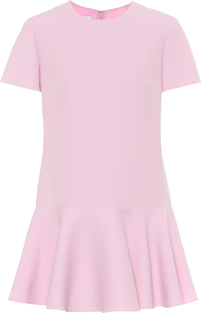Valentino Wool and silk crêpe minidress