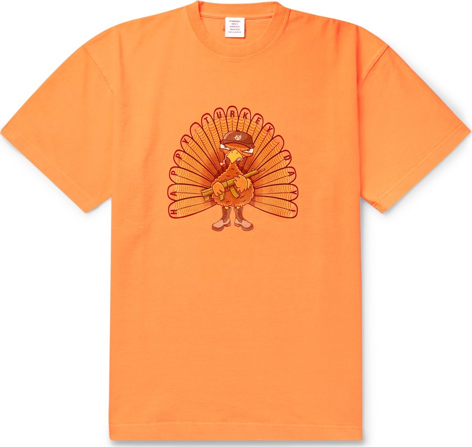 Vetements Oversized Printed Cotton-Jersey T-Shirt